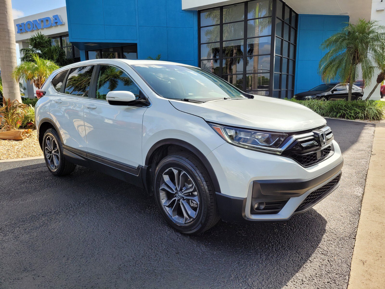 Certified 2022 Honda CR-V EX-L with VIN 7FARW2H88NE042165 for sale in Pompano Beach, FL