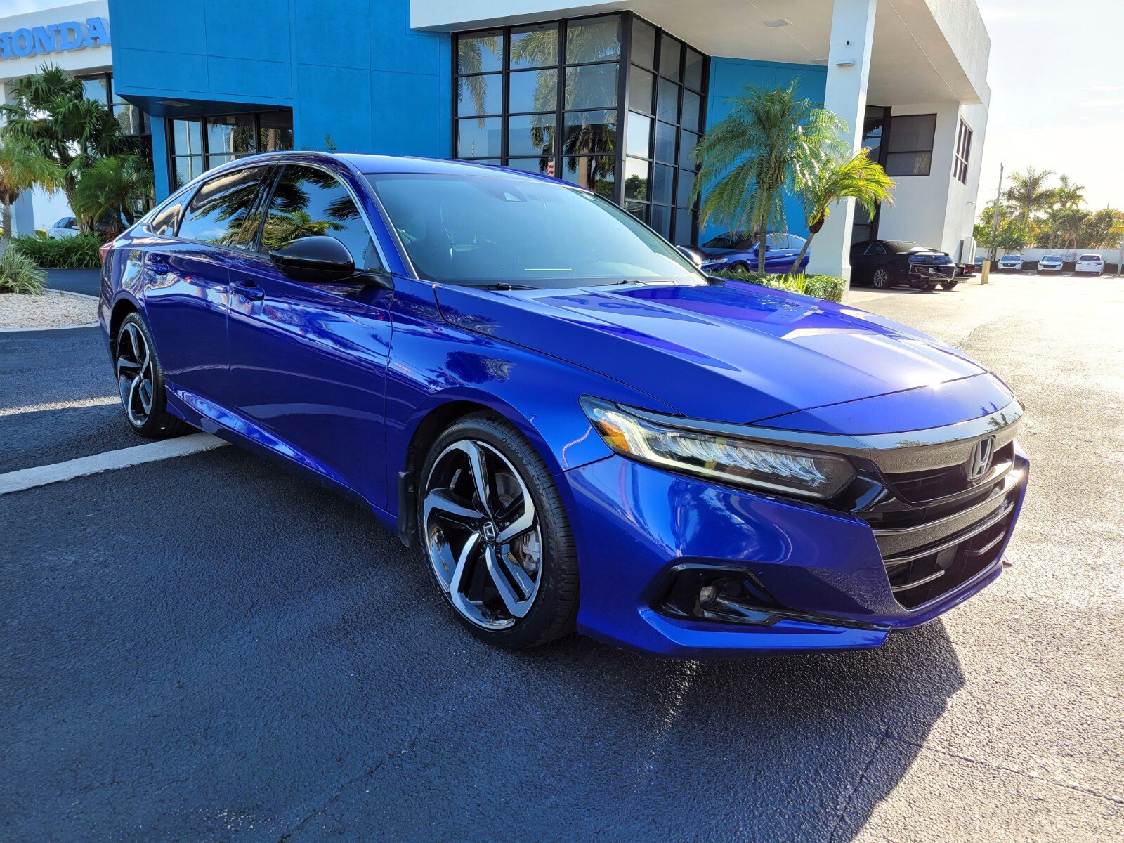 Certified 2022 Honda Accord Sport with VIN 1HGCV1F36NA038969 for sale in Pompano Beach, FL