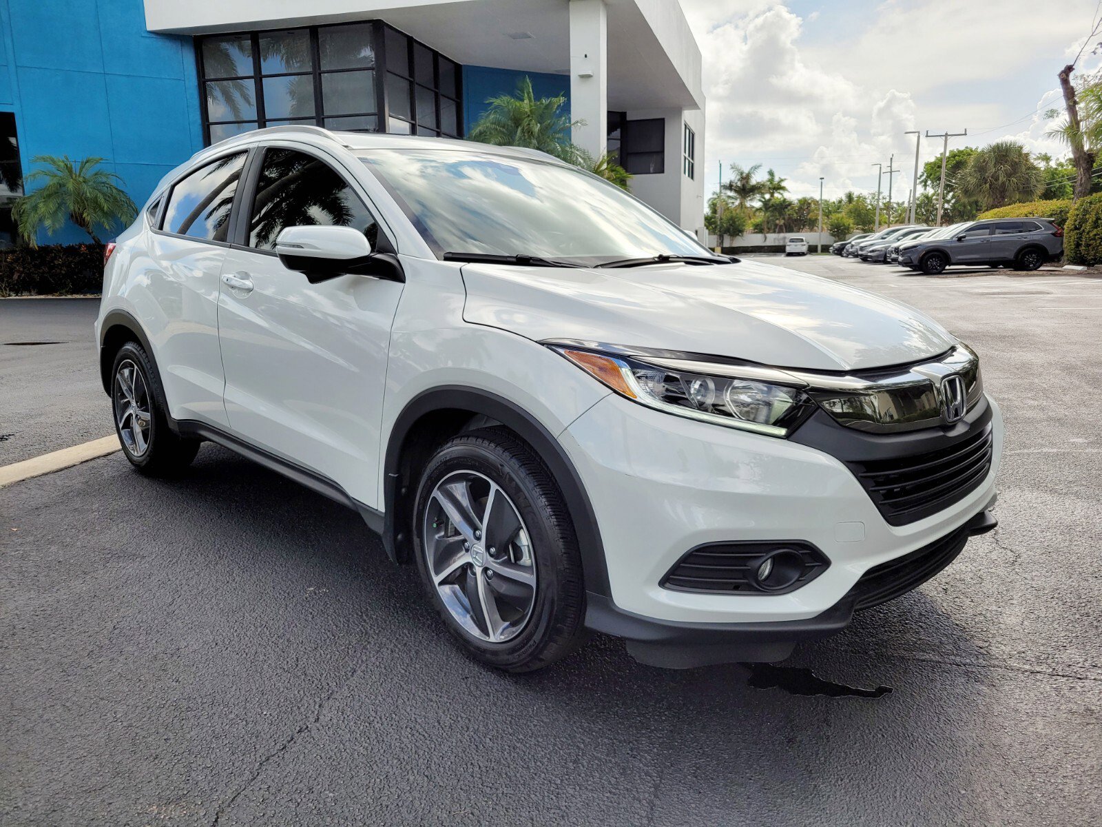 Certified 2022 Honda HR-V EX with VIN 3CZRU5H57NM714313 for sale in Pompano Beach, FL