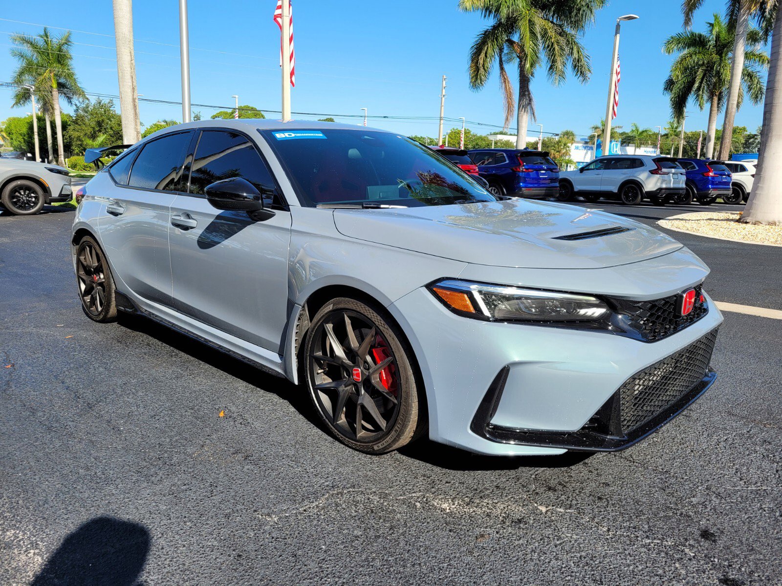 Certified 2024 Honda Civic Hatchback Type-R with VIN JHMFL5G46RX000790 for sale in Pompano Beach, FL