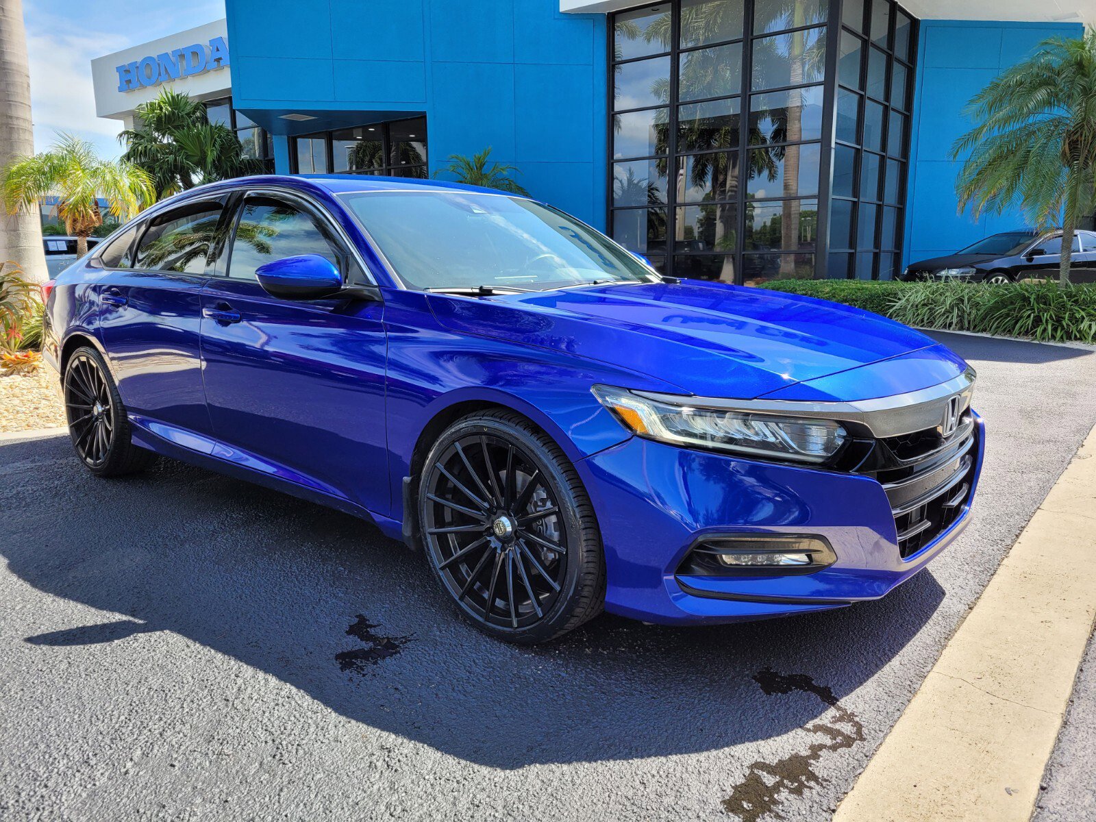 Used 2018 Honda Accord Sport with VIN 1HGCV1F38JA148092 for sale in Pompano Beach, FL