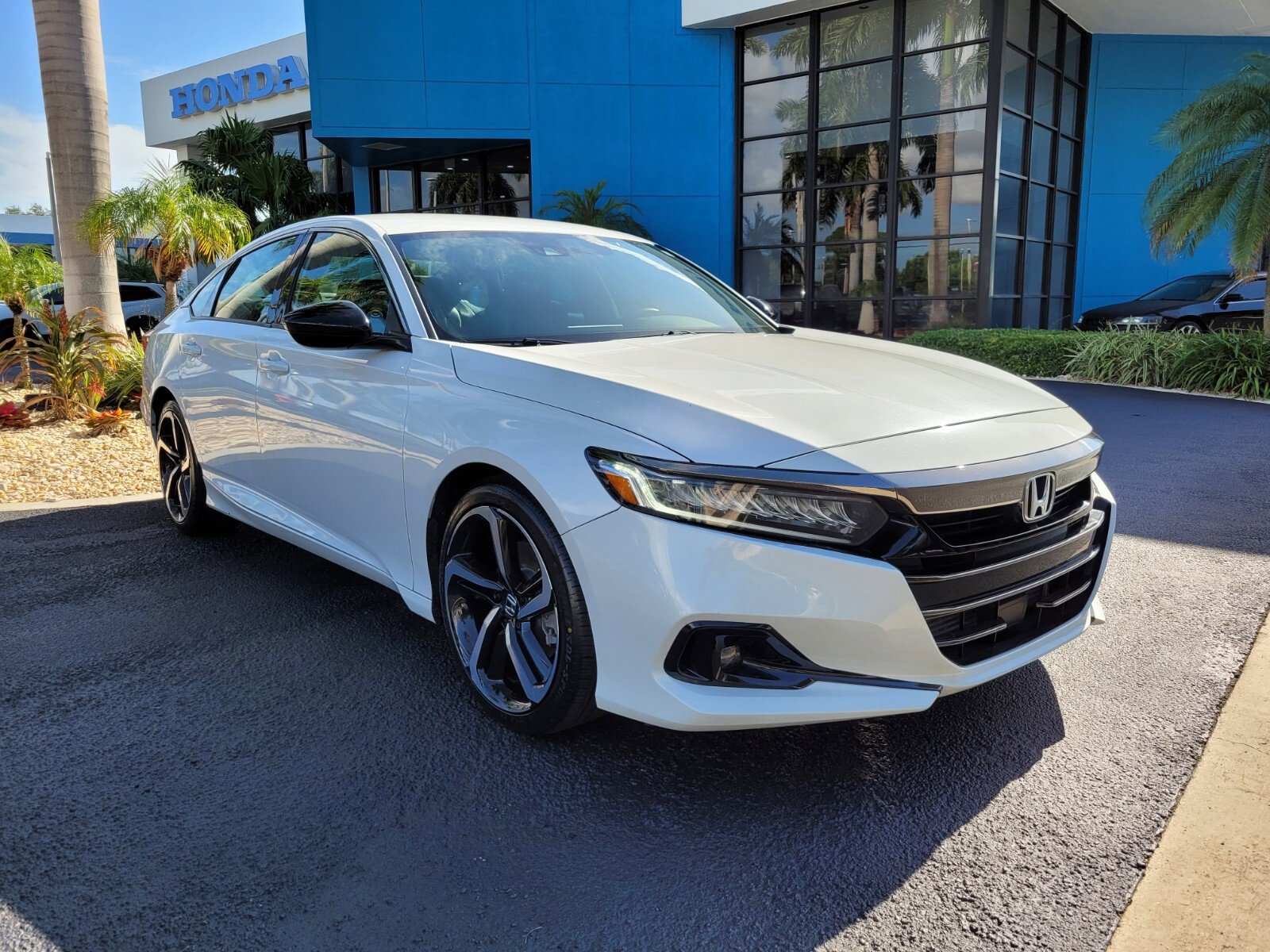 Certified 2022 Honda Accord Sport with VIN 1HGCV1F37NA007908 for sale in Pompano Beach, FL