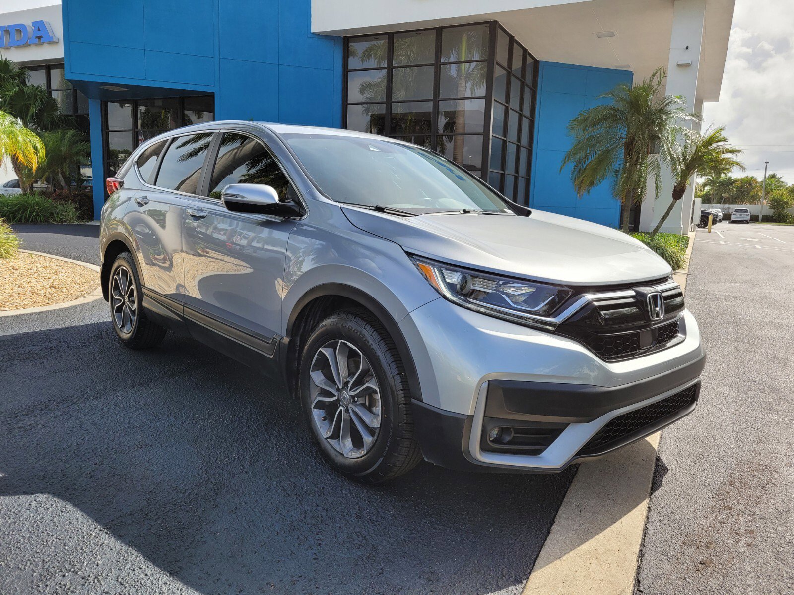 Certified 2022 Honda CR-V EX-L with VIN 7FARW1H87NE011998 for sale in Pompano Beach, FL