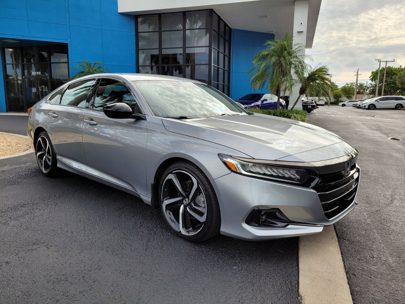 Certified 2022 Honda Accord Sport with VIN 1HGCV1F31NA123928 for sale in Pompano Beach, FL