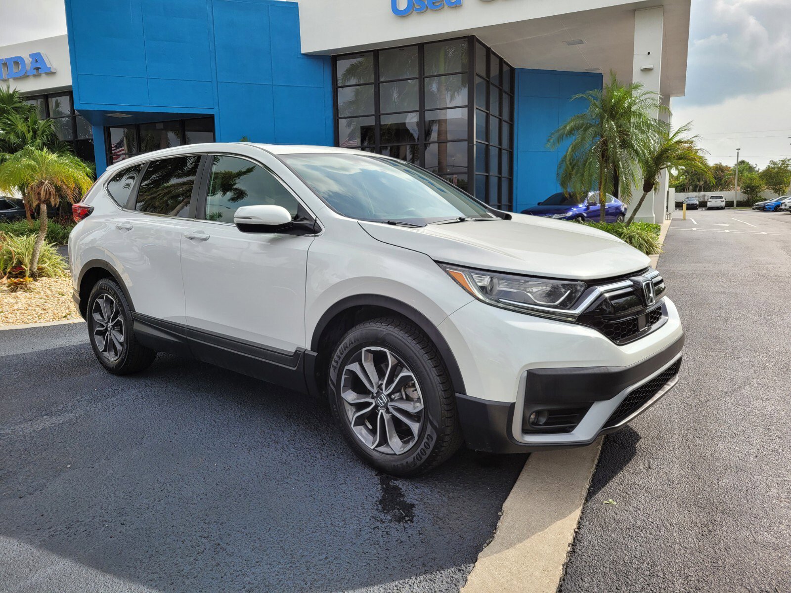 Used 2020 Honda CR-V EX-L with VIN 5J6RW1H82LL013044 for sale in Pompano Beach, FL