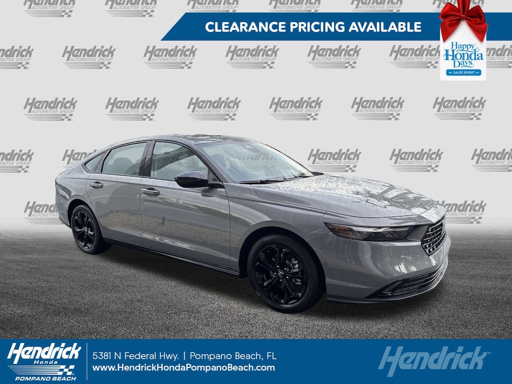 New 2025 Honda Accord SE CVT Sedan