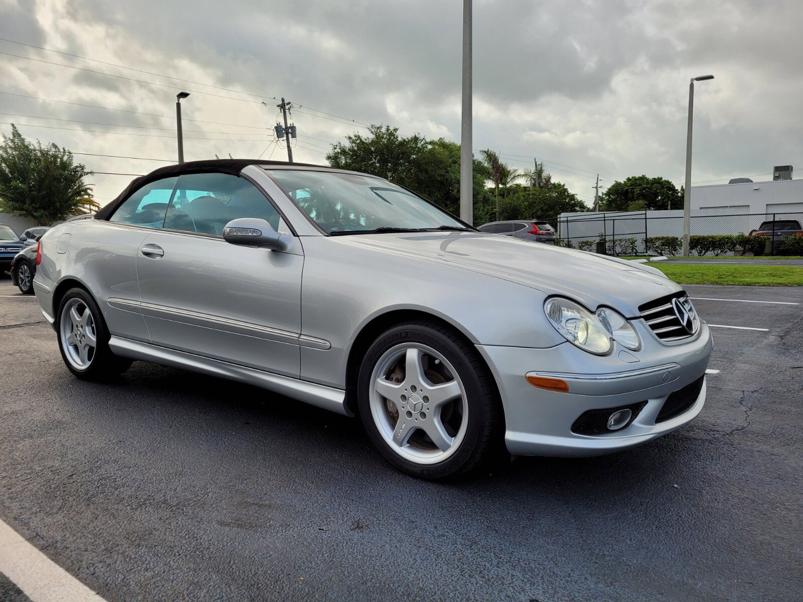 Used 2004 Mercedes-Benz CLK-Class CLK500 with VIN WDBTK75G74T030623 for sale in Pompano Beach, FL