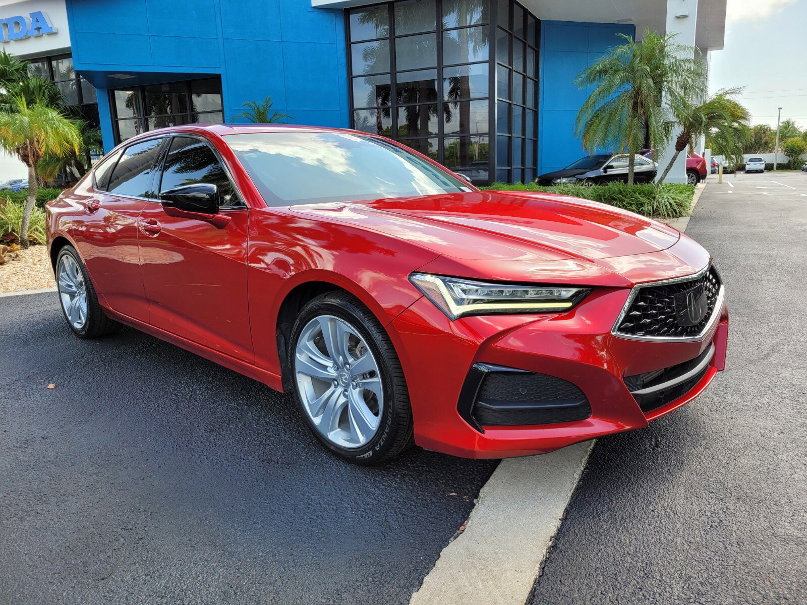 Used 2021 Acura TLX Technology Package with VIN 19UUB5F45MA008874 for sale in Pompano Beach, FL