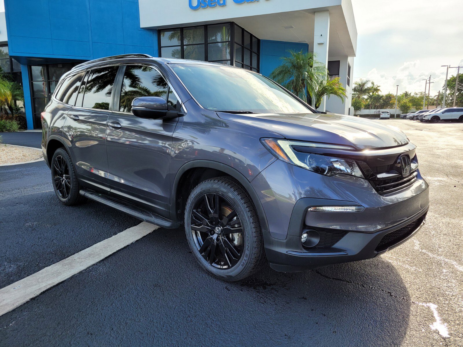 Used 2021 Honda Pilot SE with VIN 5FNYF5H21MB023041 for sale in Pompano Beach, FL