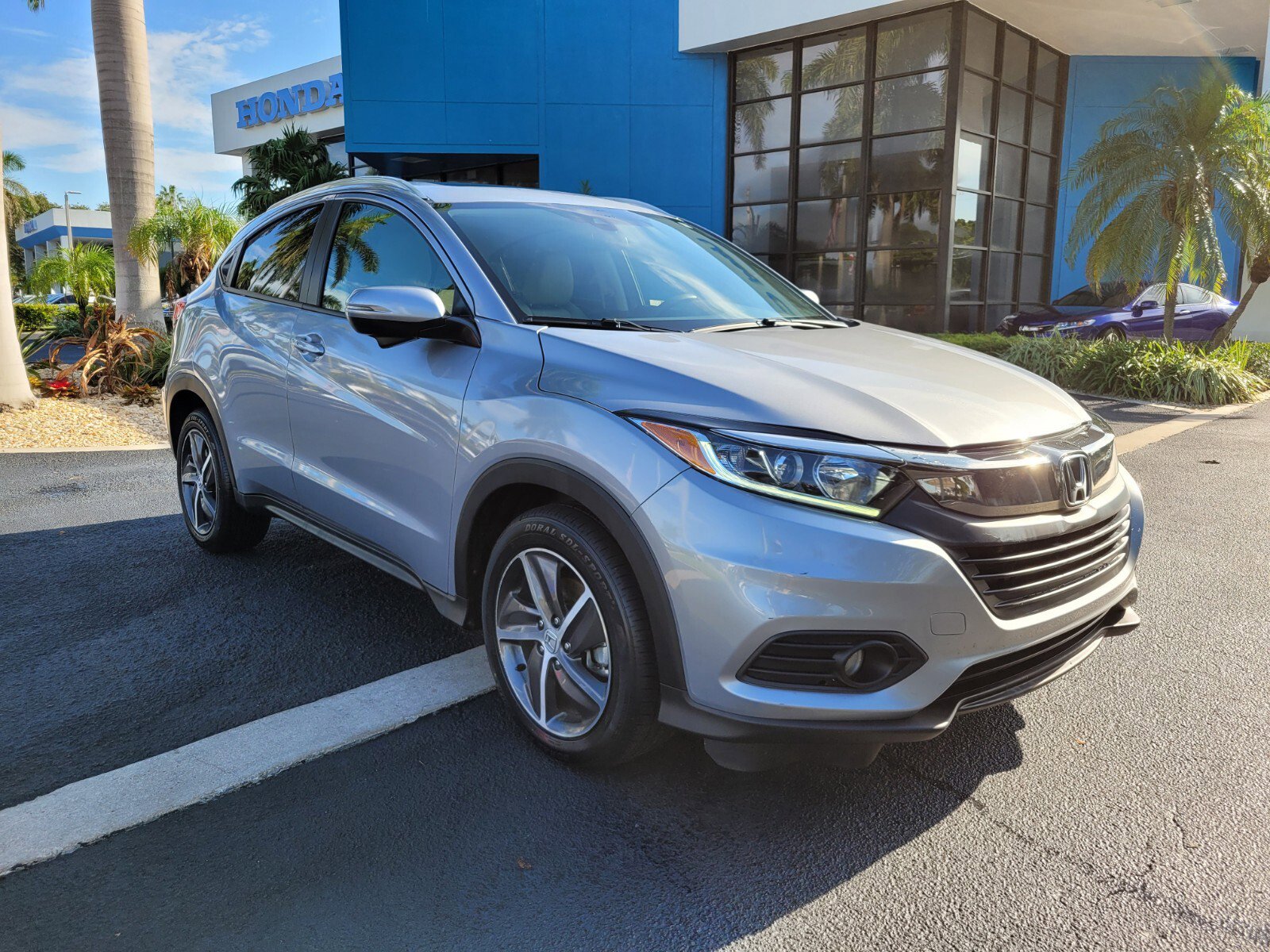 Certified 2022 Honda HR-V EX with VIN 3CZRU5H57NM703747 for sale in Pompano Beach, FL