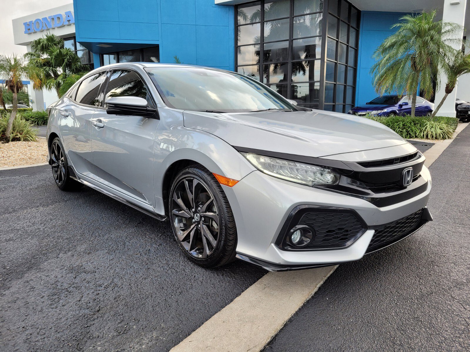 Used 2018 Honda Civic Hatchback Sport Touring with VIN SHHFK7H91JU240157 for sale in Pompano Beach, FL