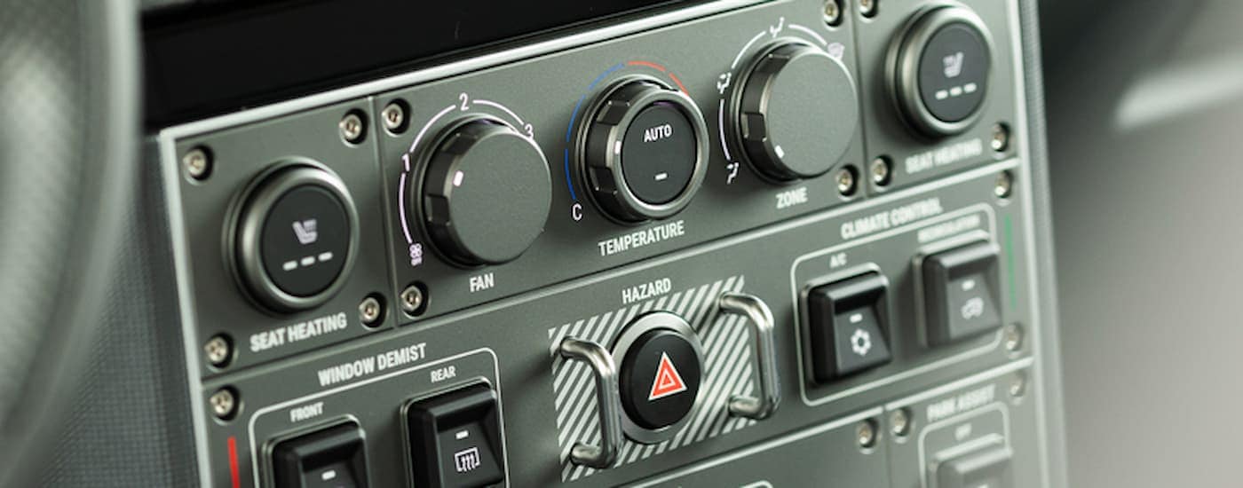 Center console buttons in a 2025 INEOS Grenadier