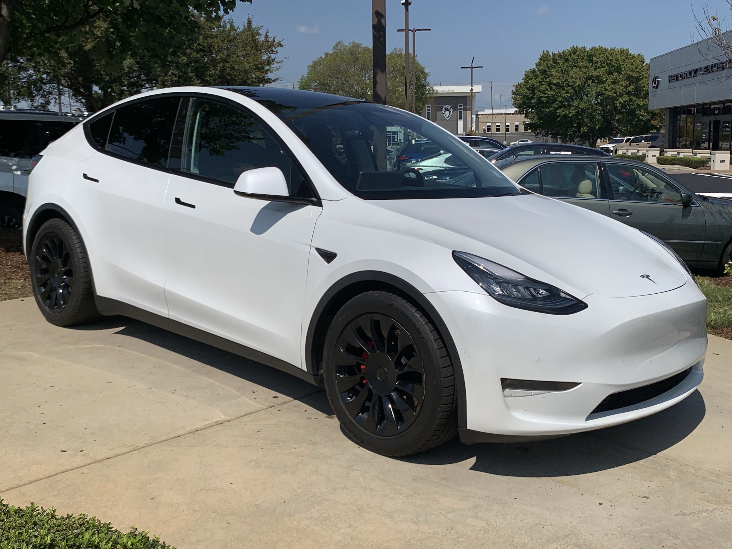 Used 2021 Tesla Model Y Performance with VIN 5YJYGDEF2MF073090 for sale in Charlotte, NC