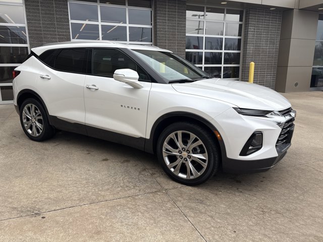 Used 2022 Chevrolet Blazer Premier with VIN 3GNKBLRS4NS141458 for sale in Kansas City