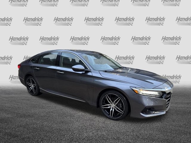 Used 2021 Honda Accord Hybrid Touring with VIN 1HGCV3F94MA001496 for sale in Kansas City