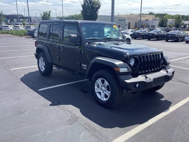 Used 2020 Jeep Wrangler Unlimited Sport S with VIN 1C4HJXDN0LW126231 for sale in Kansas City
