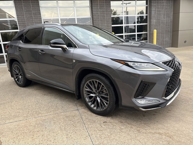 Used 2021 Lexus RX Hybrid 450h F SPORT with VIN 2T2YGMDAXMC070394 for sale in Kansas City