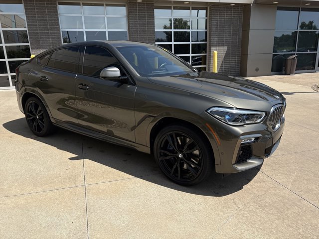 Used 2021 BMW X6 M50i with VIN 5UXCY8C08M9E37988 for sale in Kansas City