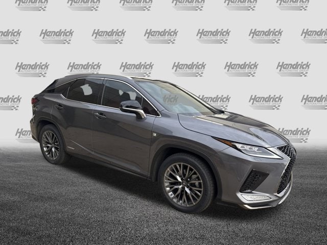 Certified 2022 Lexus RX Hybrid 450h F SPORT with VIN 2T2YGMDA6NC080258 for sale in Kansas City