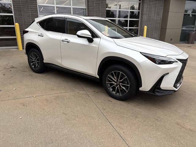 Certified 2025 Lexus NX 350 with VIN JTJGGCEZ0S5010629 for sale in Kansas City
