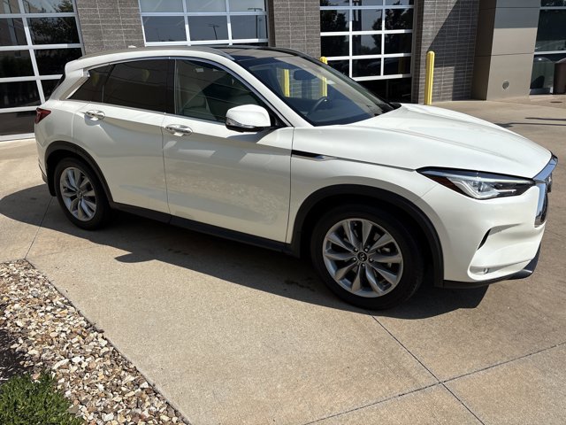 Used 2021 INFINITI QX50 Essential with VIN 3PCAJ5CB1MF105827 for sale in Kansas City