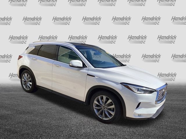 Used 2021 INFINITI QX50 Luxe with VIN 3PCAJ5BA8MF113349 for sale in Kansas City
