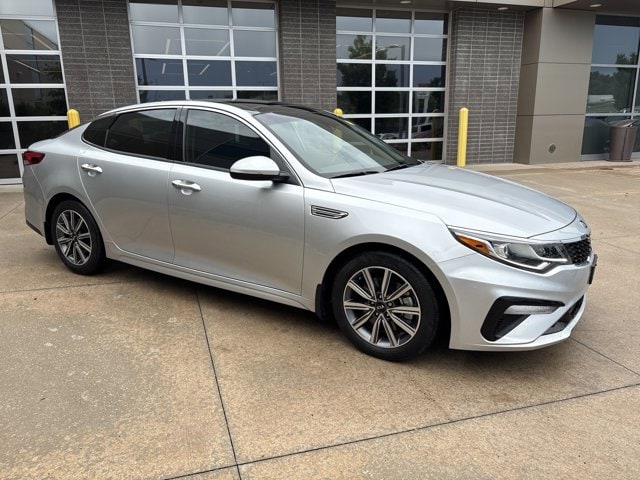 Used 2019 Kia Optima EX with VIN 5XXGU4L11KG345246 for sale in Kansas City