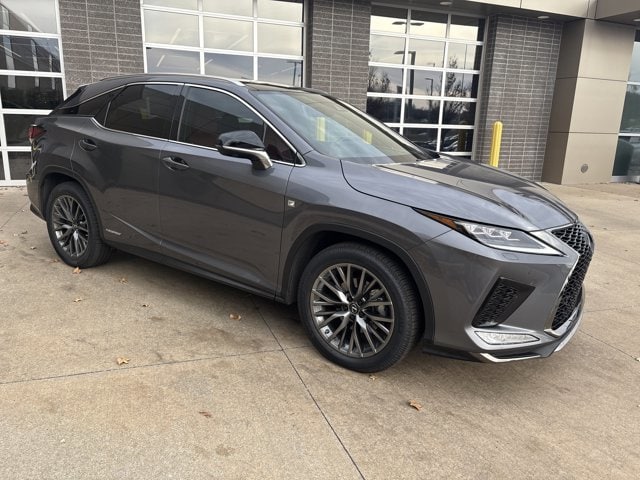 Certified 2022 Lexus RX Hybrid 450h F SPORT with VIN 2T2YGMDA6NC080258 for sale in Kansas City