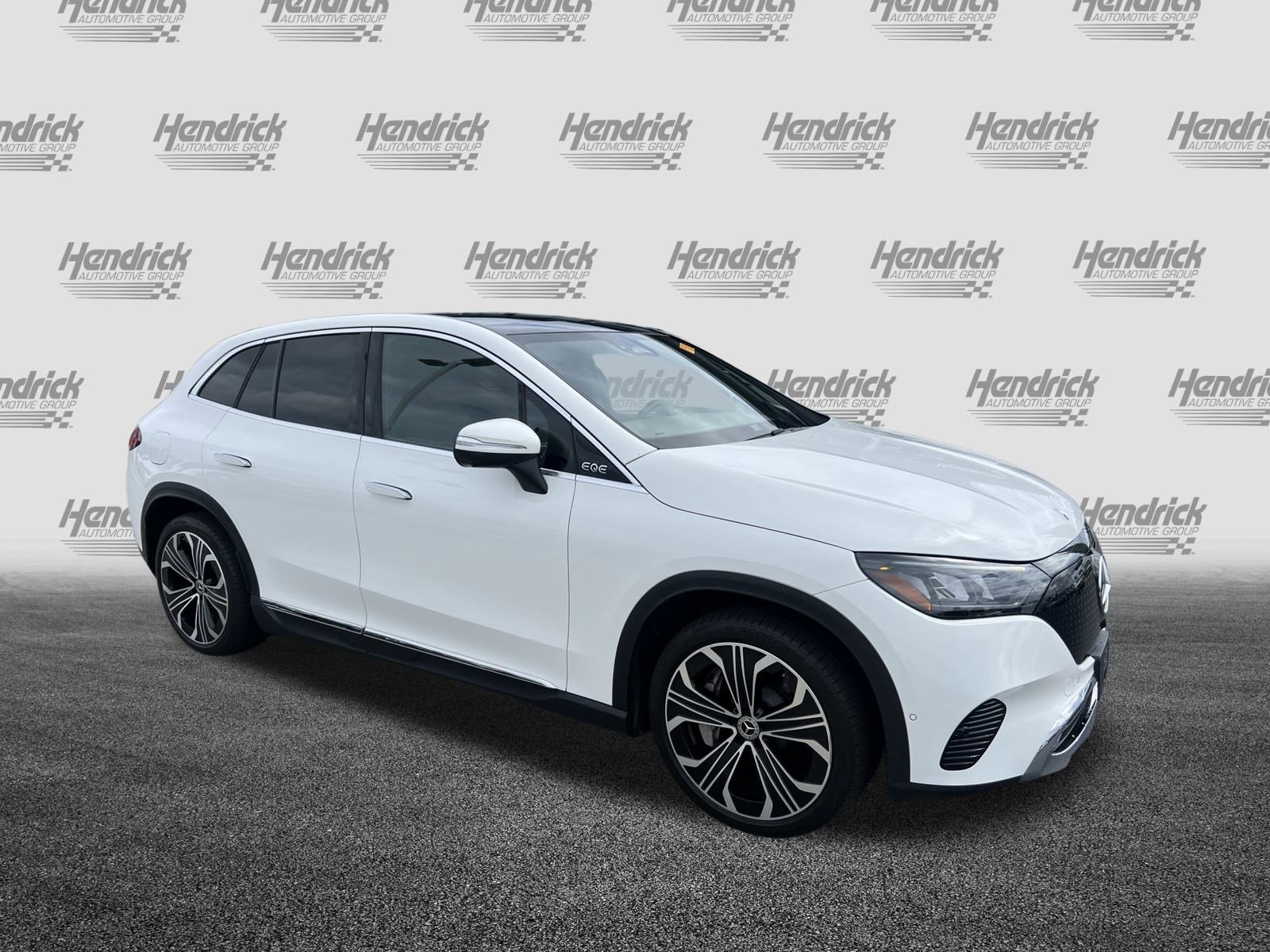 Certified 2023 Mercedes-Benz EQE SUV Base with VIN 4JGGM1CB2PA034477 for sale in Charlotte, NC