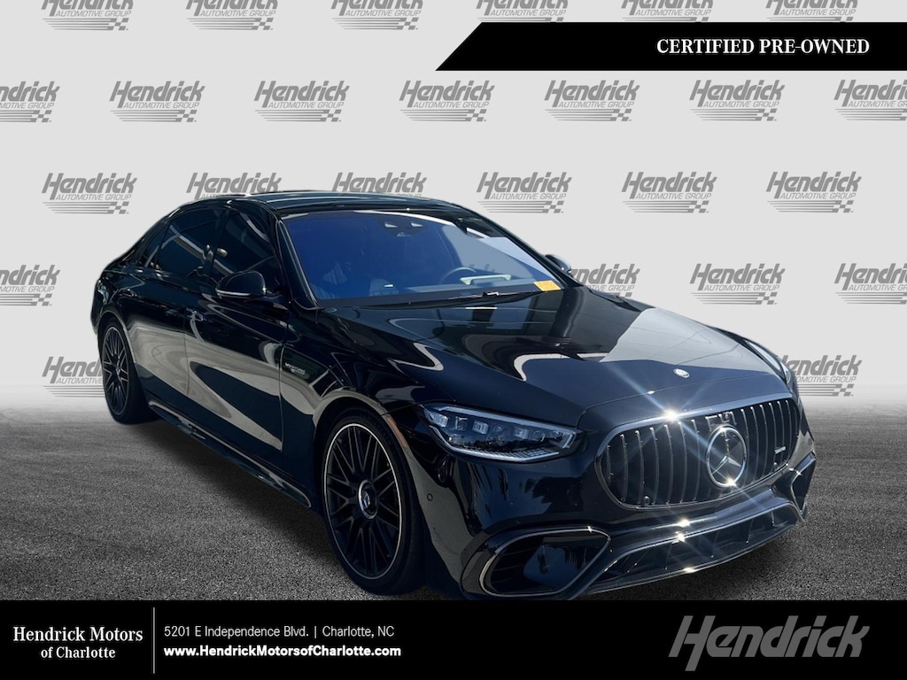 Certified 2025 Mercedes-Benz S-Class AMG S 63 E Sedan