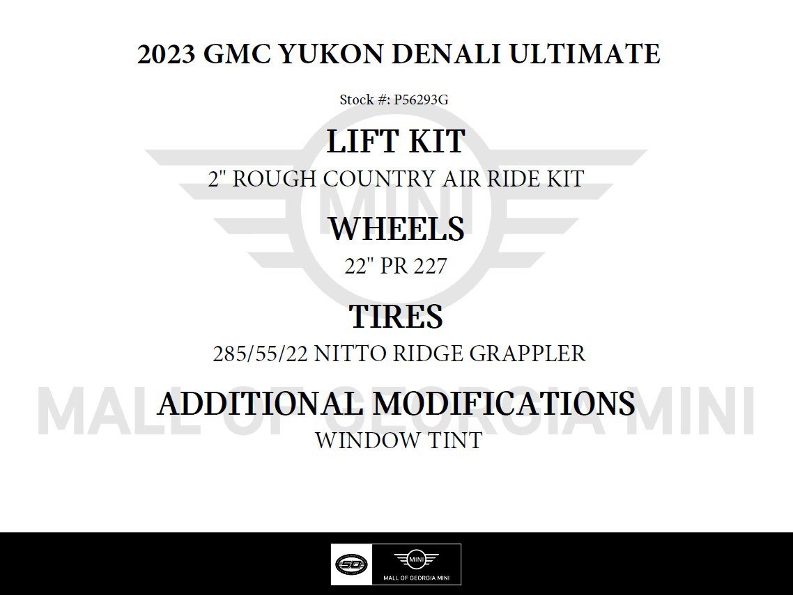Used 2023 GMC Yukon Denali Ultimate SUV