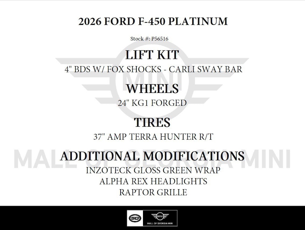 Used 2026 Ford Super Duty F-450 DRW Platinum Pickup