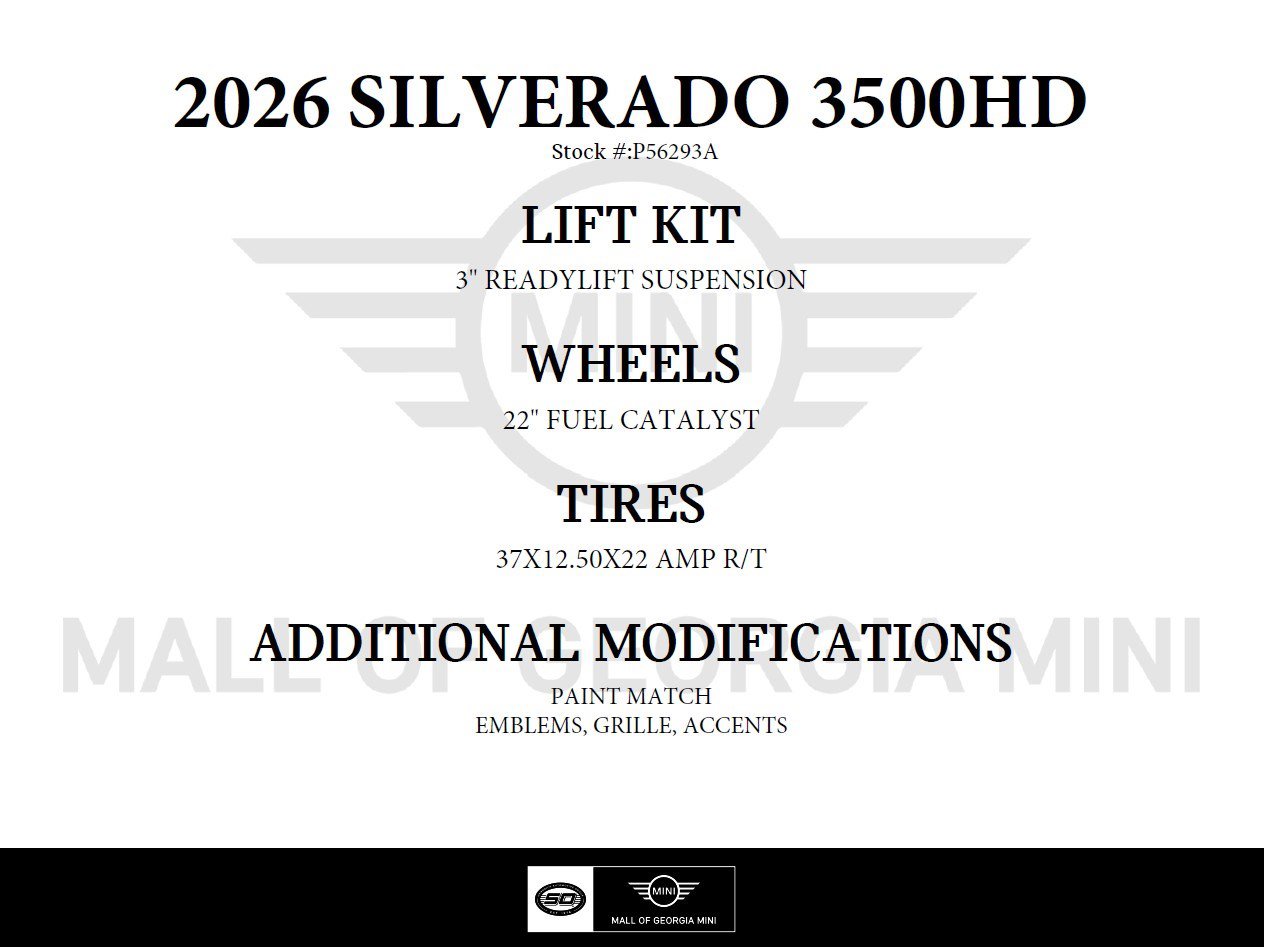 Used 2026 Chevrolet Silverado 3500HD High Country Pickup