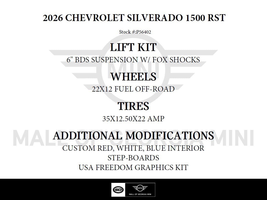 2026 Chevrolet Silverado 1500 RST