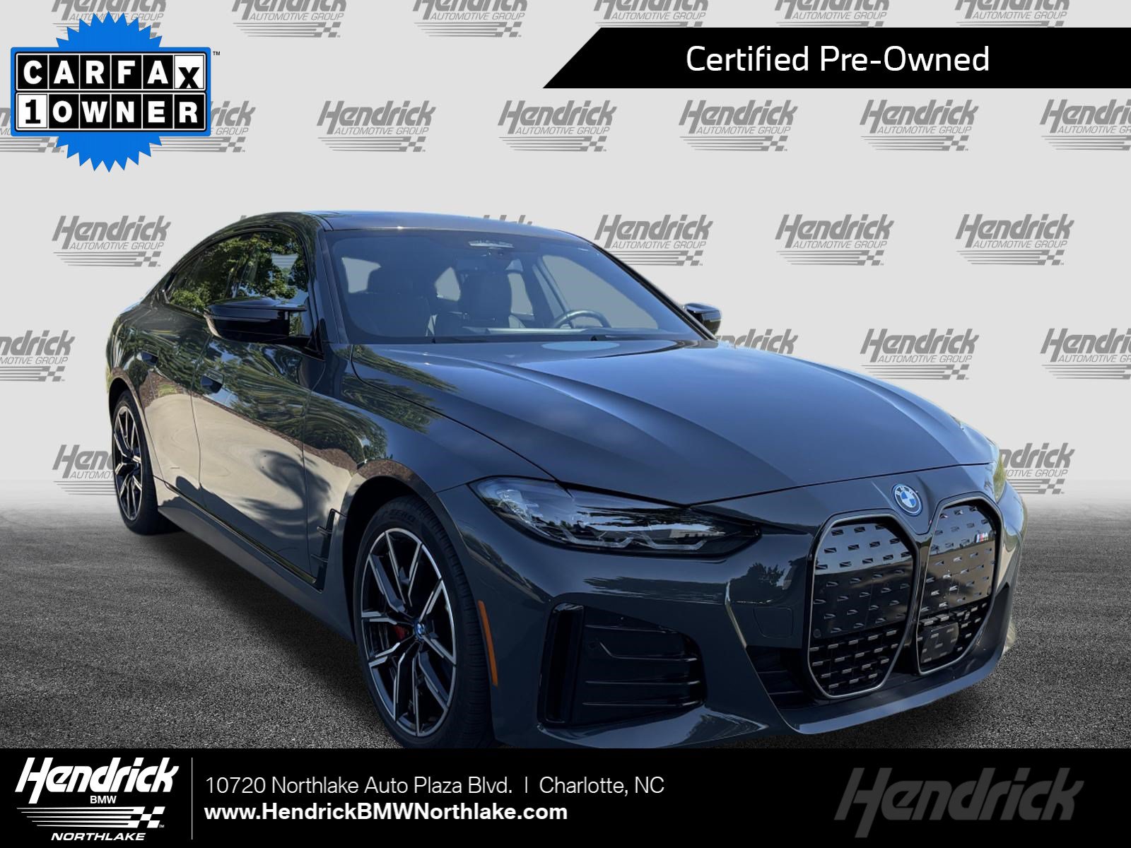 Certified 2023 BMW i4 M50 with VIN WBY33AW04PFR26263 for sale in Charlotte, NC