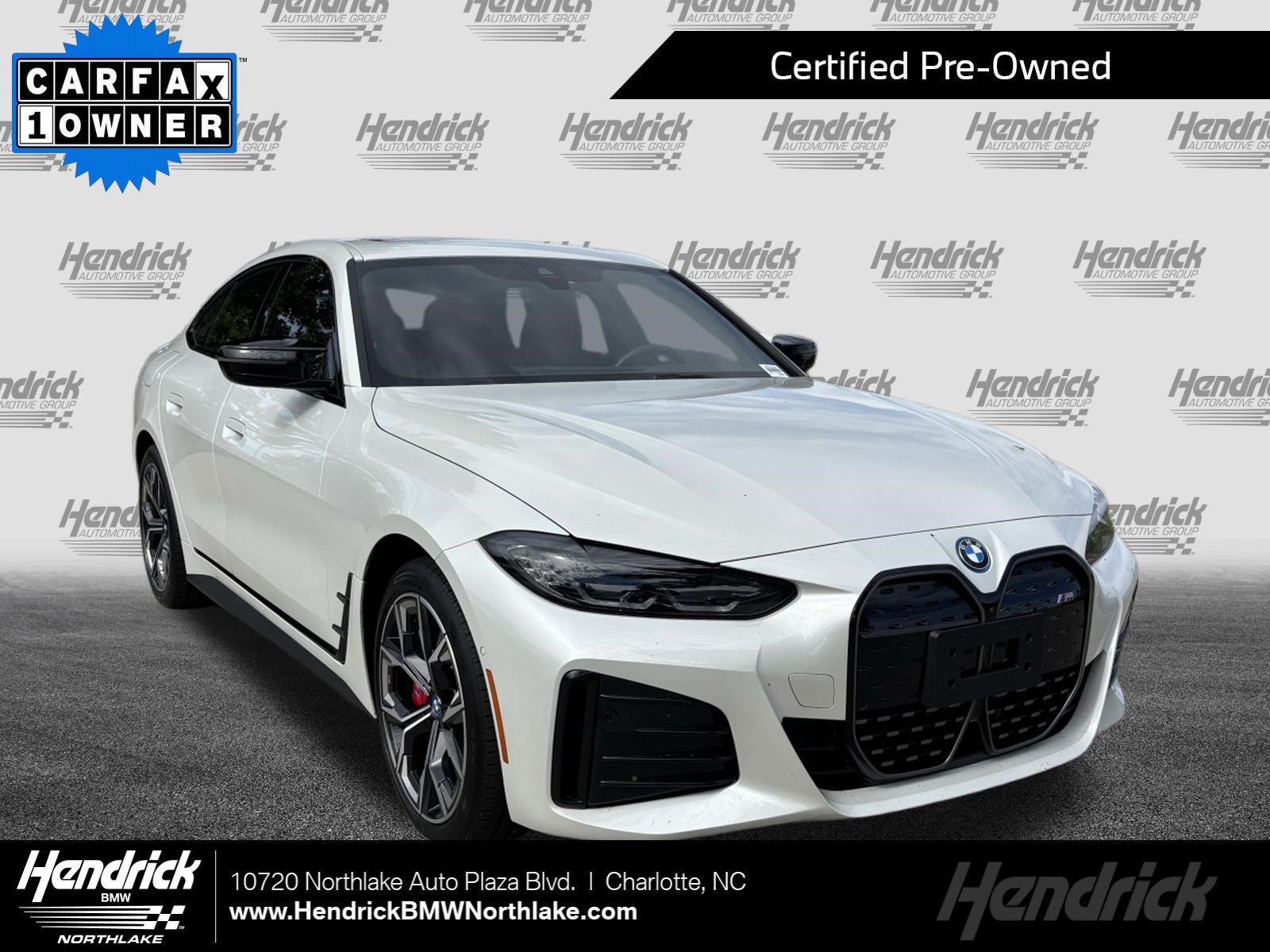 Certified 2024 BMW i4 M50 with VIN WBY33AW07RFS12257 for sale in Charlotte, NC