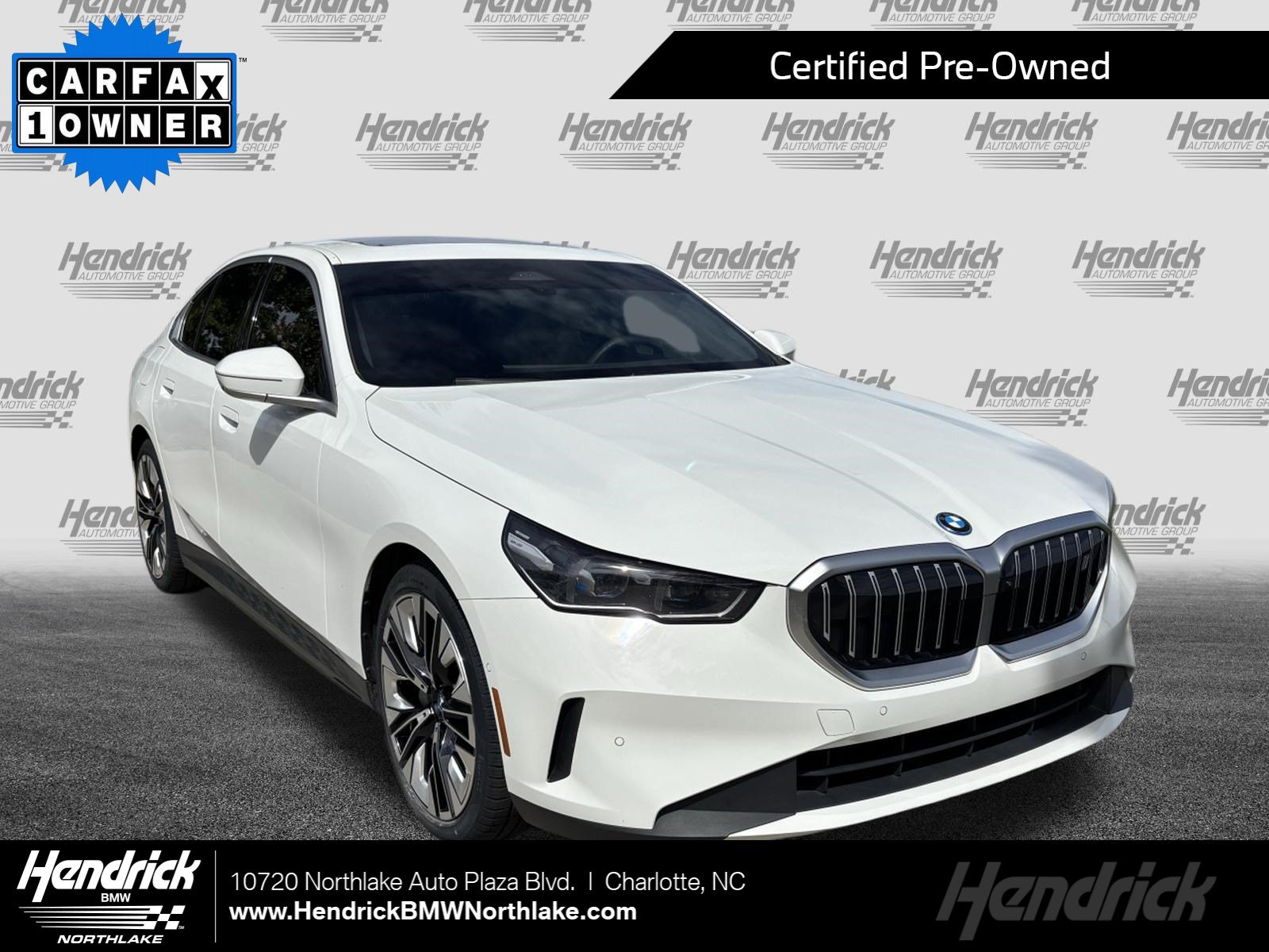 Certified 2024 BMW i5 40 with VIN WBY33FK01RCR81471 for sale in Charlotte, NC