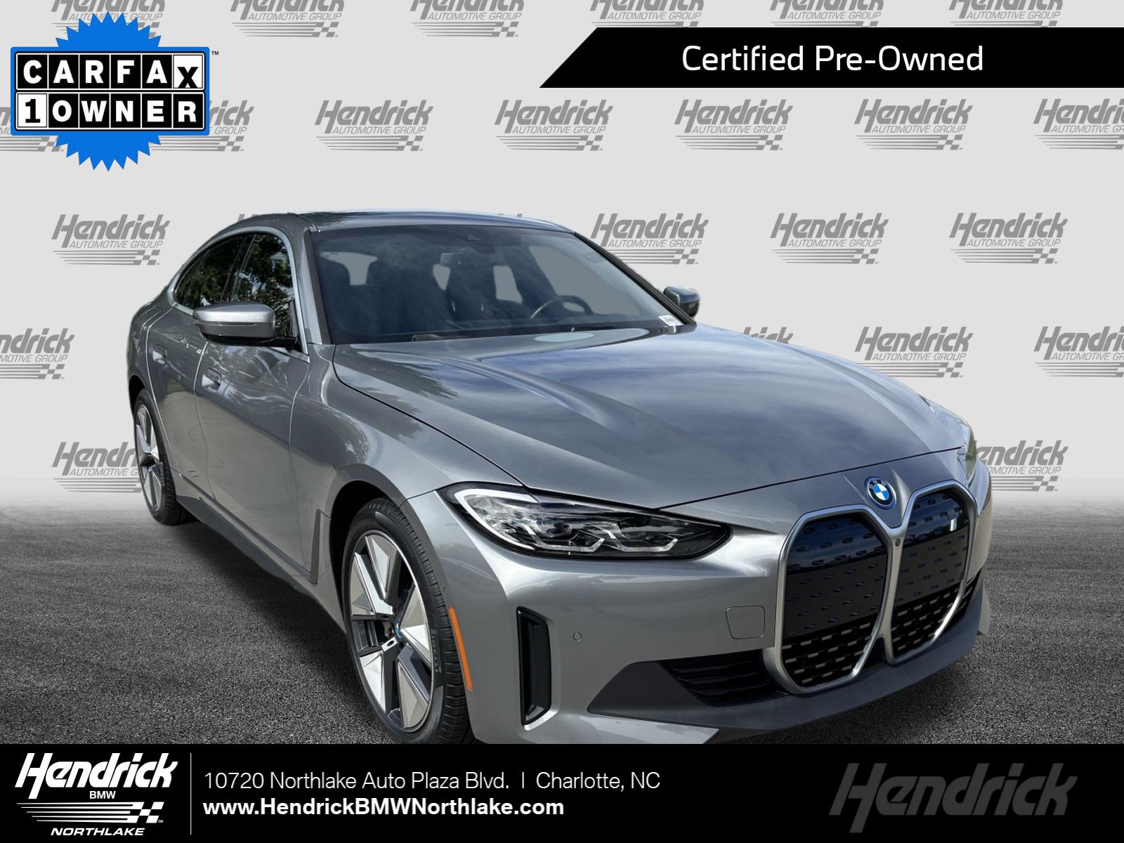 Certified 2023 BMW i4 40 with VIN WBY73AW02PFR45640 for sale in Charlotte, NC