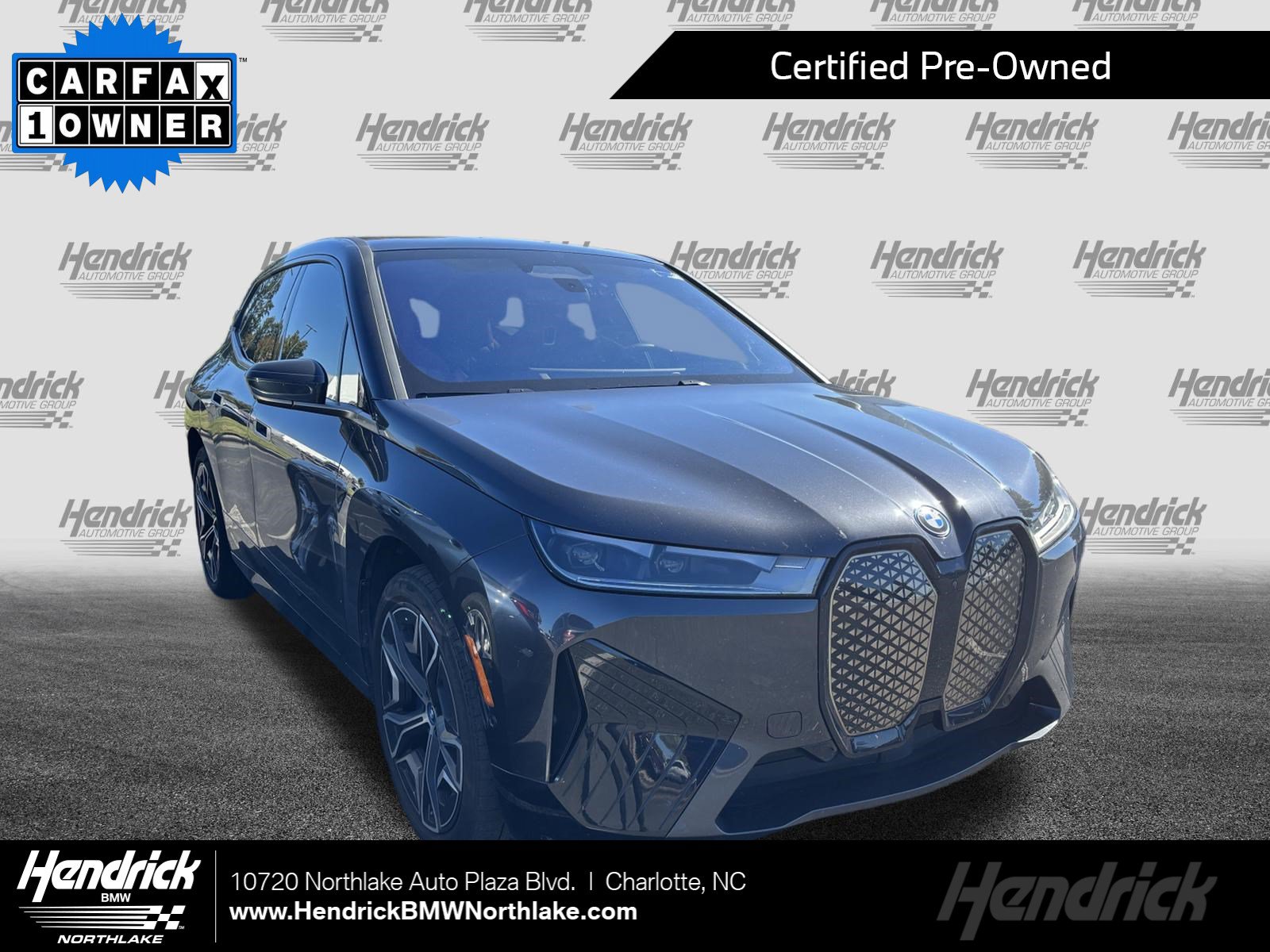 Certified 2024 BMW iX Base with VIN WB523CF03RCR03095 for sale in Charlotte, NC