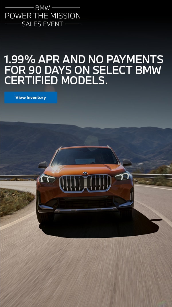 BMW Certified Pre-Owned Vehicle Specials In North Charlotte, NC