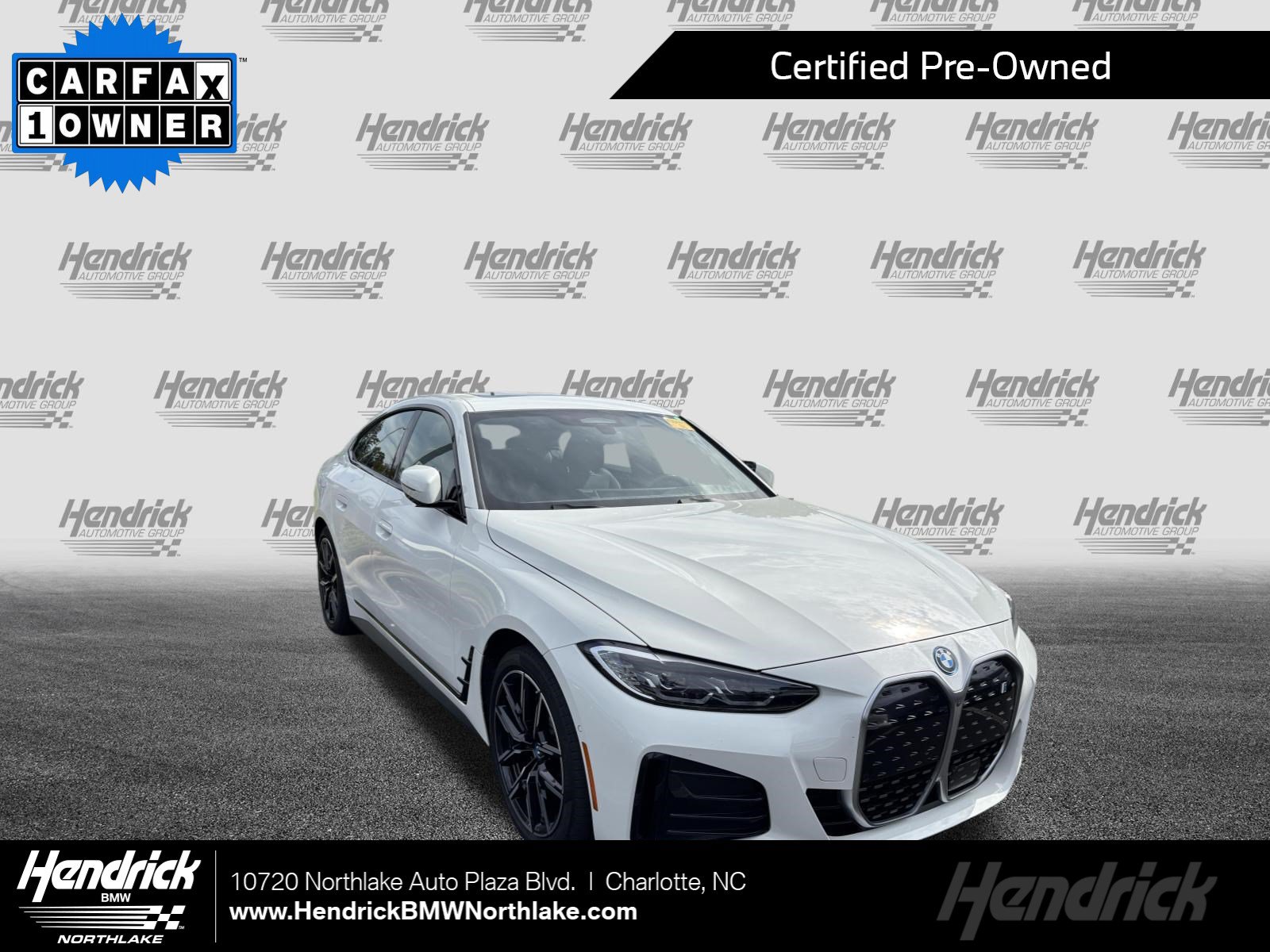 Certified 2024 BMW i4 40 with VIN WBY73AW05RFR51001 for sale in Charlotte, NC