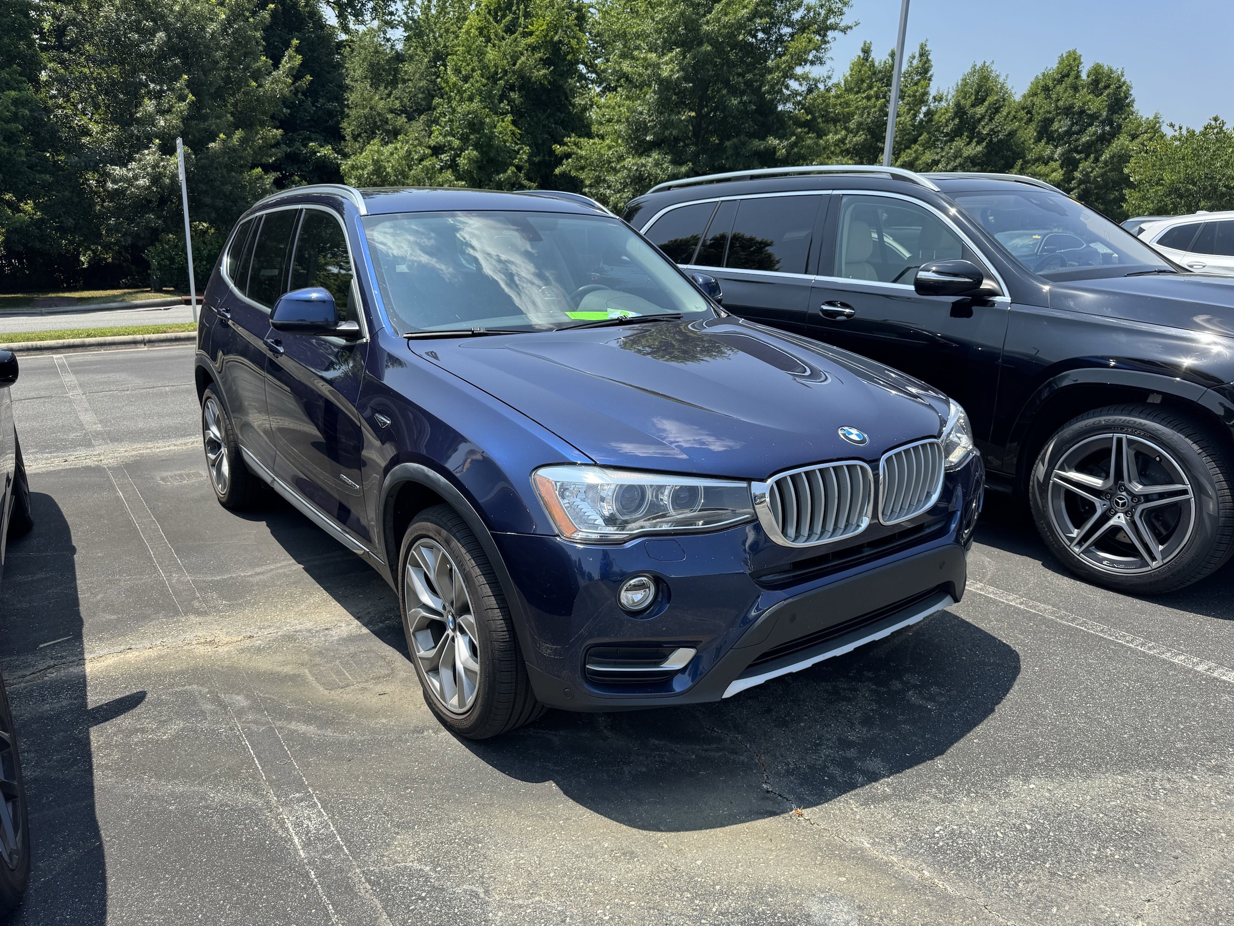 Used 2017 BMW X3 sDrive28i with VIN 5UXWZ7C36H0X40466 for sale in Charlotte, NC
