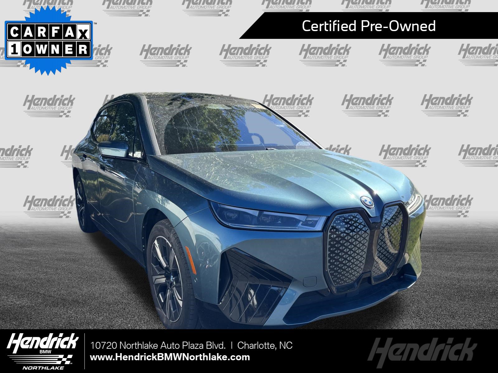 Certified 2024 BMW iX Base with VIN WB523CF03RCP05407 for sale in Charlotte, NC