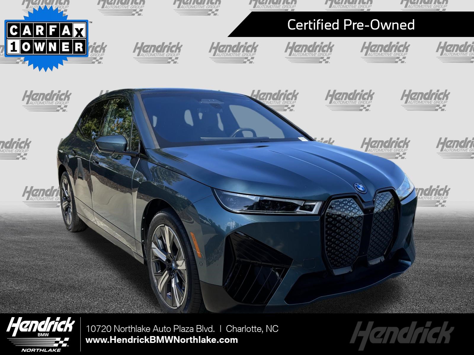 Certified 2024 BMW iX Base with VIN WB523CF03RCP05407 for sale in Charlotte, NC