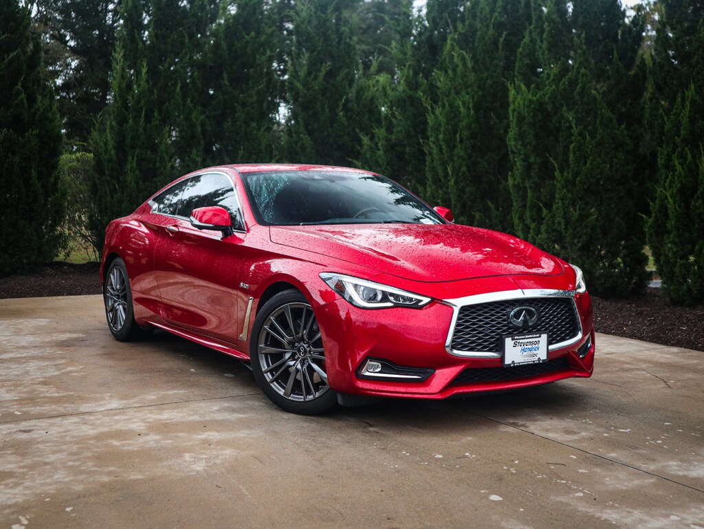 Used 2017 INFINITI Q60 Red Sport 400 Coupe