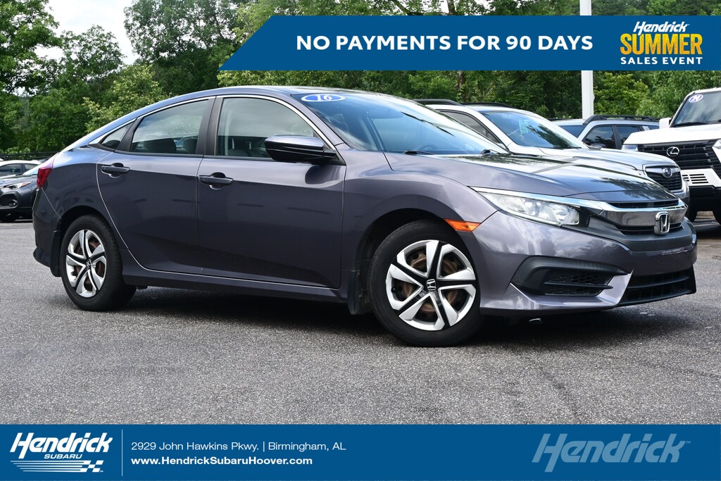 Used 2016 Honda Civic LX Sedan