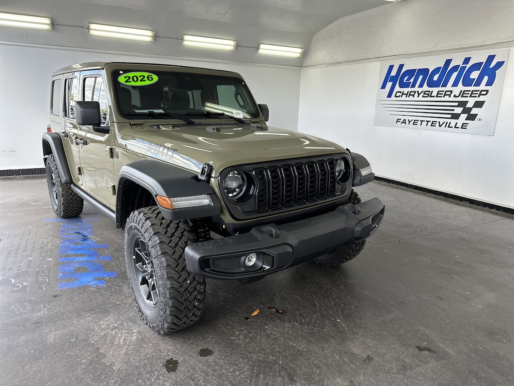 New 2026 Jeep Wrangler Willys Convertible