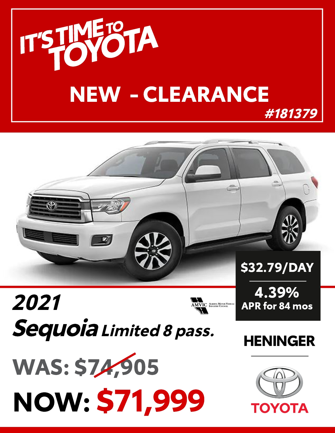 CLEARANCE TOYOTA INVENTORY Heninger Toyota