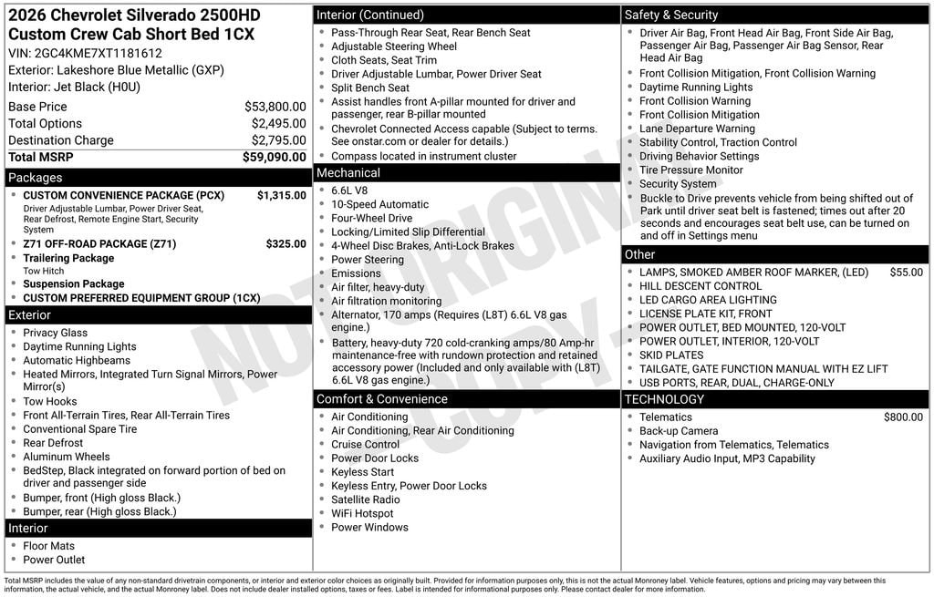 2026 Chevrolet Silverado 2500 HD Custom - Photo 26