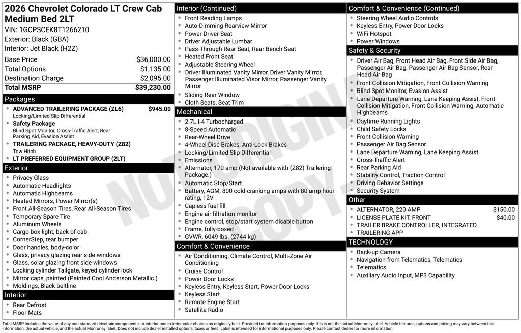 2026 Chevrolet Colorado LT - Photo 26